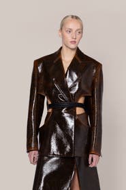 Roksanda Aamina Faux Leather Jacket