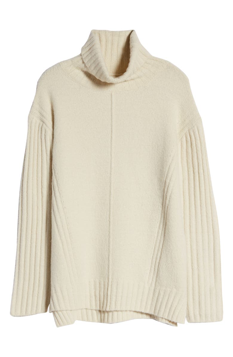 All in Favor Ribbed Turtleneck Sweater, Alternate, color,