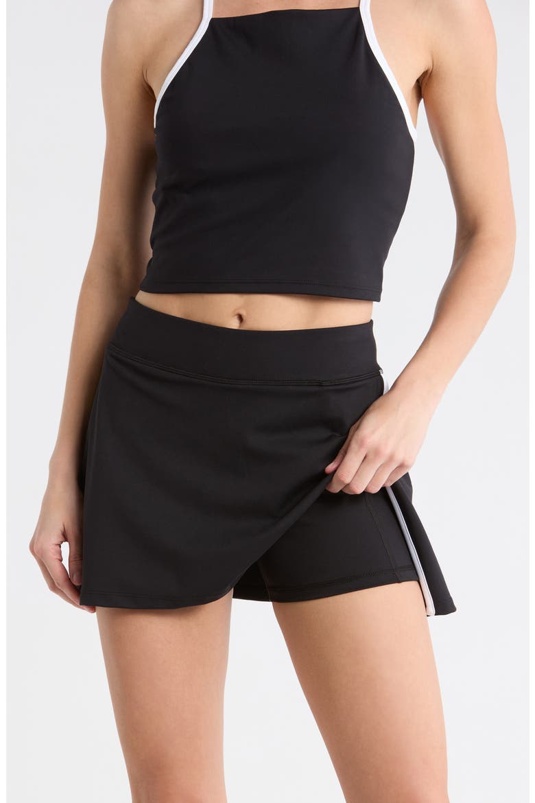 Split Second Skirt, Alternate, color, BLACK