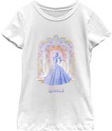 Wicked: For Good Girl's Wicked For Good Glinda Flowers and Trees  Graphic T-Shirt