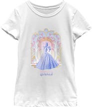 Wicked: For Good Girl's Wicked For Good Glinda Flowers and Trees Graphic T-Shirt