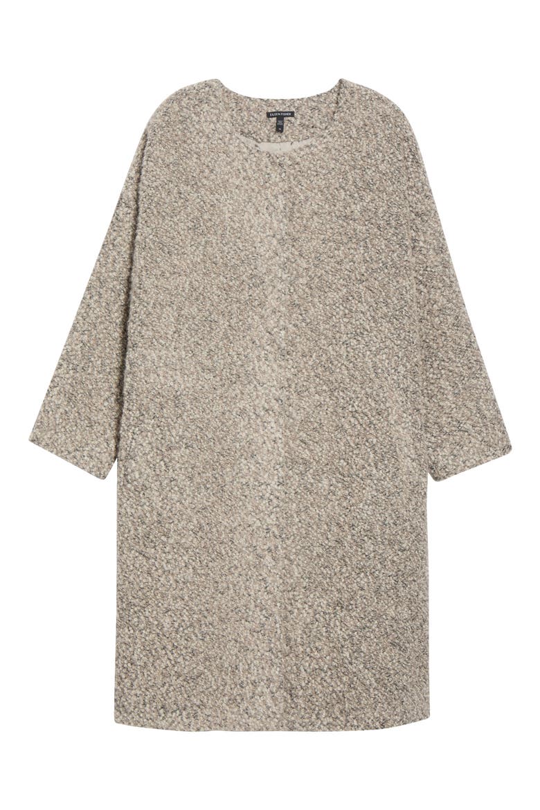 Round Neck Coat, Alternate, color, TWINE