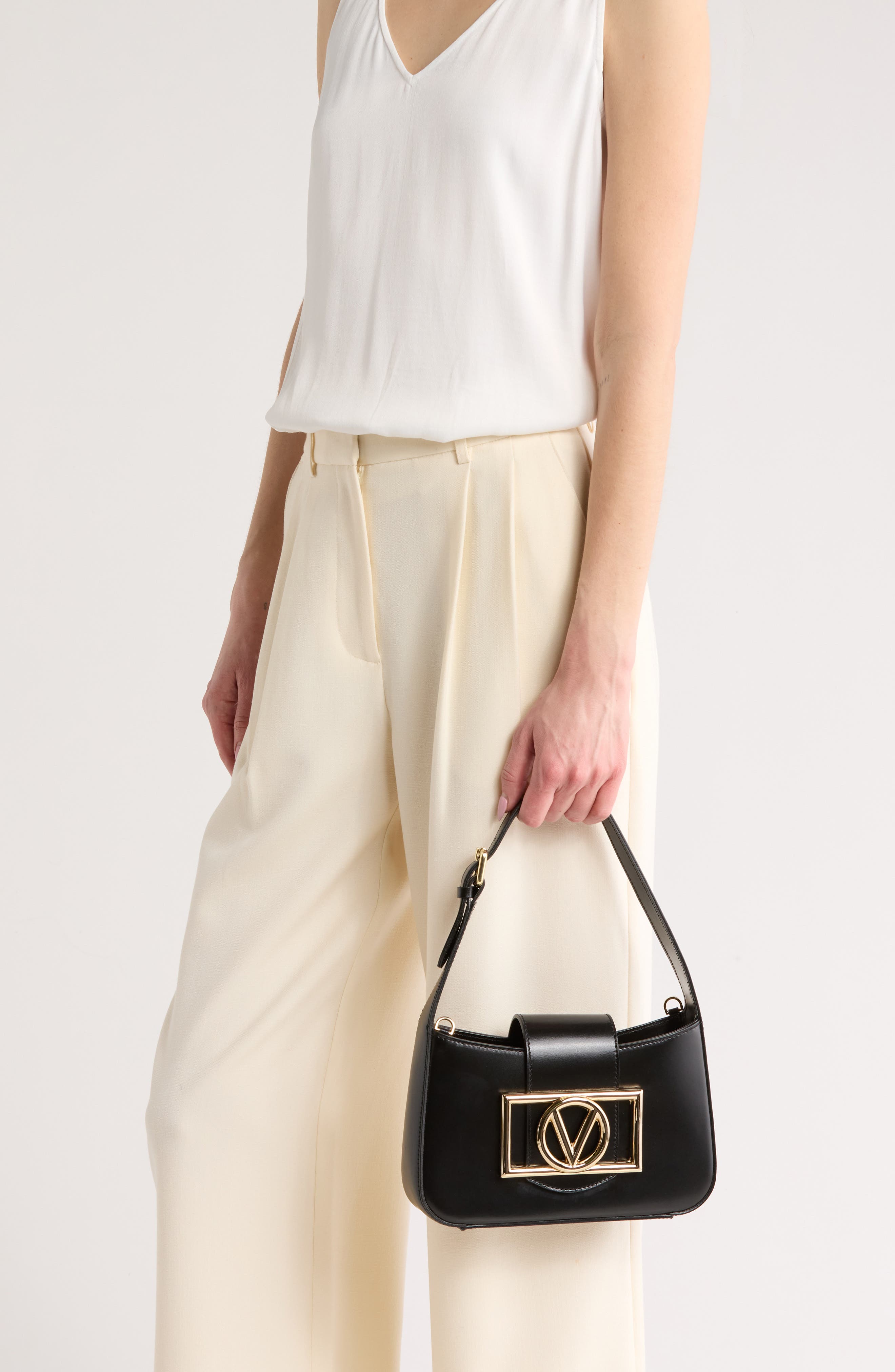 VALENTINO BY MARIO VALENTINO Kai Super V Shoulder Bag with Pouch, Alternate, color, 