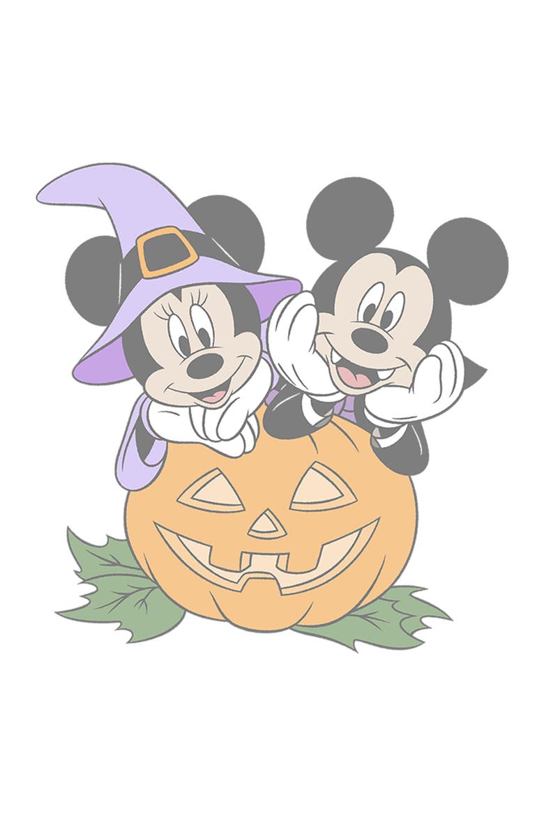 Womens Mickey & Friends Pumpkin Costumes Mice T Shirt, Alternate, color, White
