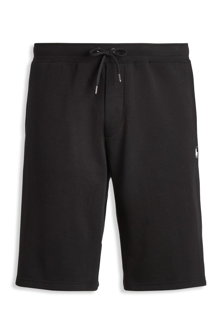 Big & Tall Double-Knit Active Shorts, Alternate, color, BLACK