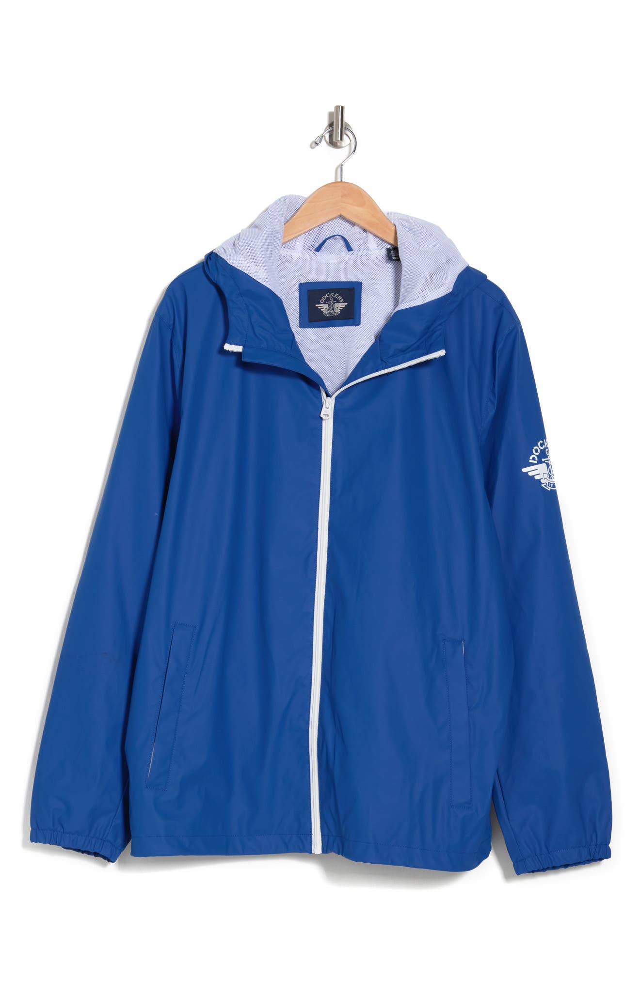 Dockers® Rubberized Water-Resistant Hooded Zip Jacket (Men) | Nordstromrack