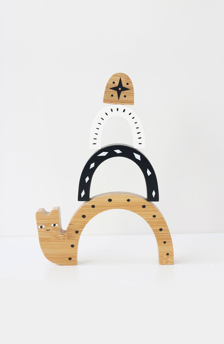 Wee Gallery Wooden Nesting Animal, Alternate, color, Snail