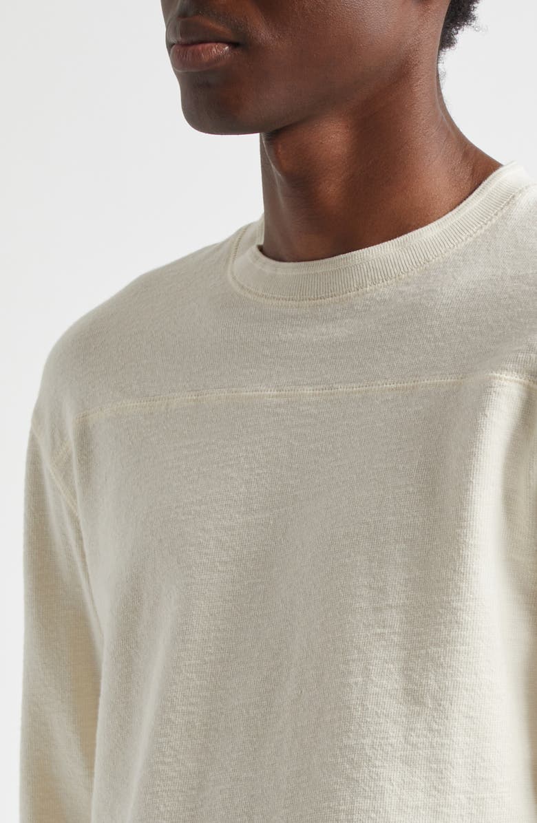 Drake's Long Sleeve T-Shirt, Alternate, color, Antique White