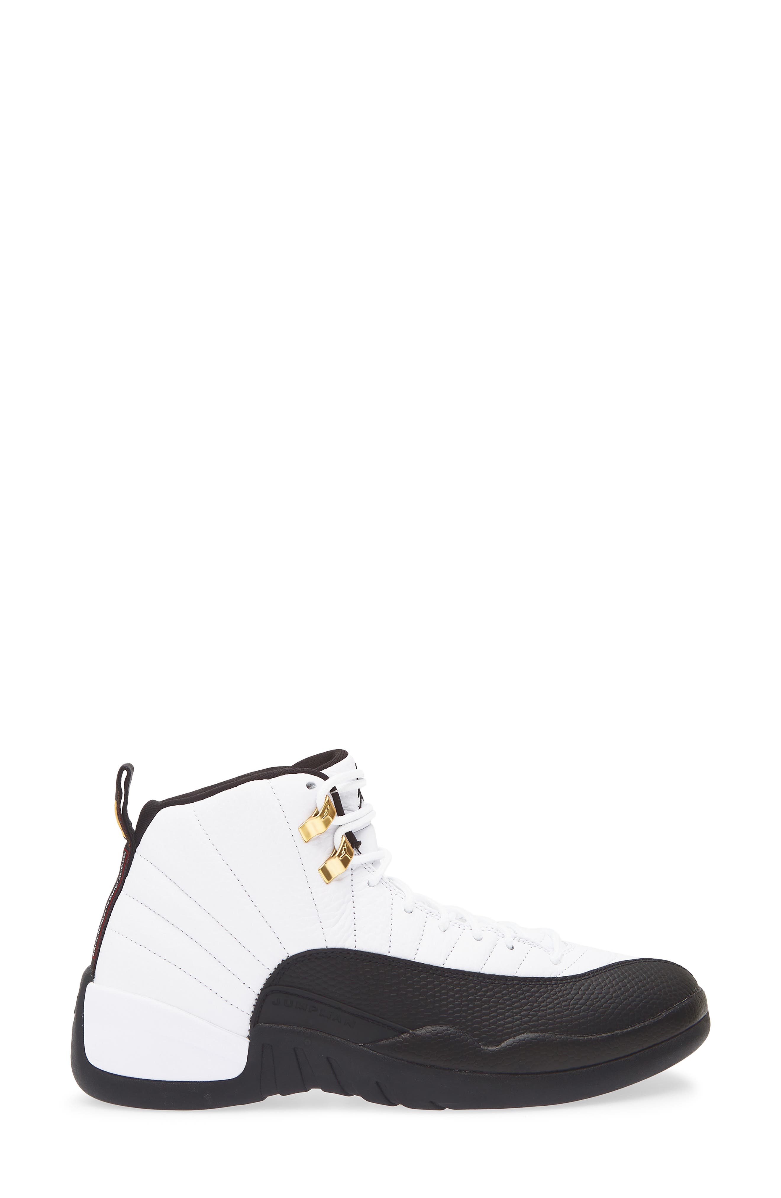 Jordan Air Jordan 12 Retro Basketball Sneaker, Alternate, color, White/ Black/ Taxi