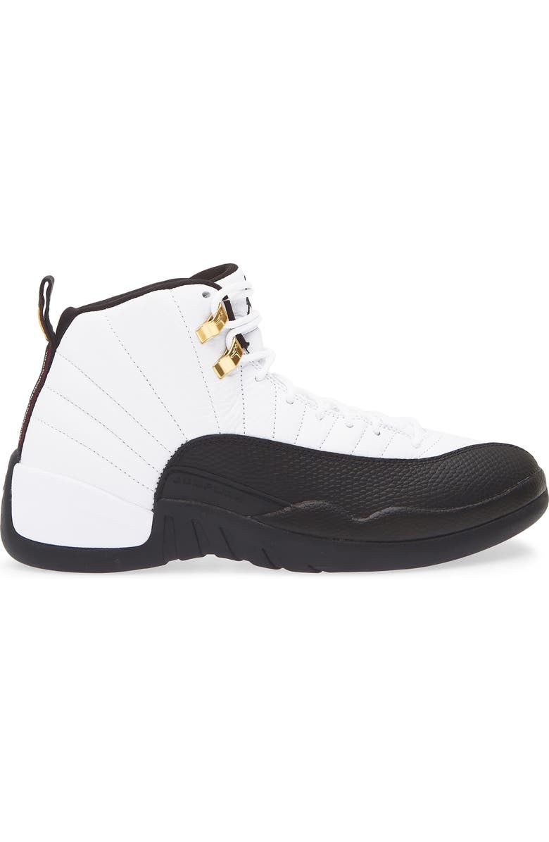 Jordan Air Jordan 12 Retro Basketball Sneaker, Alternate, color, White/ Black/ Taxi