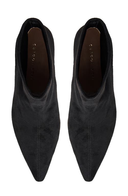 Jack Rogers Charleston Stretch Pointed Toe Bootie In Black