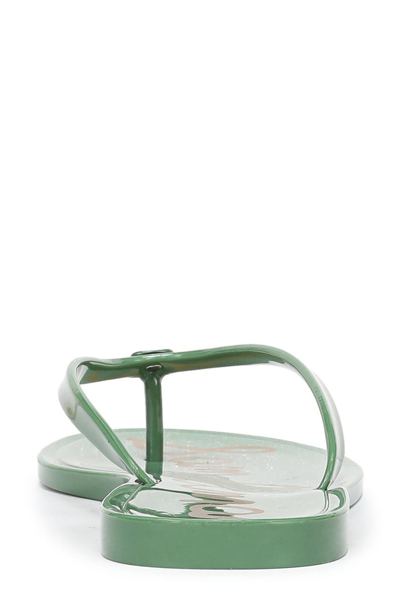 Dean Flip Flop, Alternate, color, GREEN GARDEN