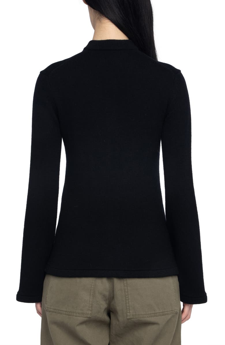 Zadig & Voltaire Lucy Wool & Cashmere Cardigan, Alternate, color, 