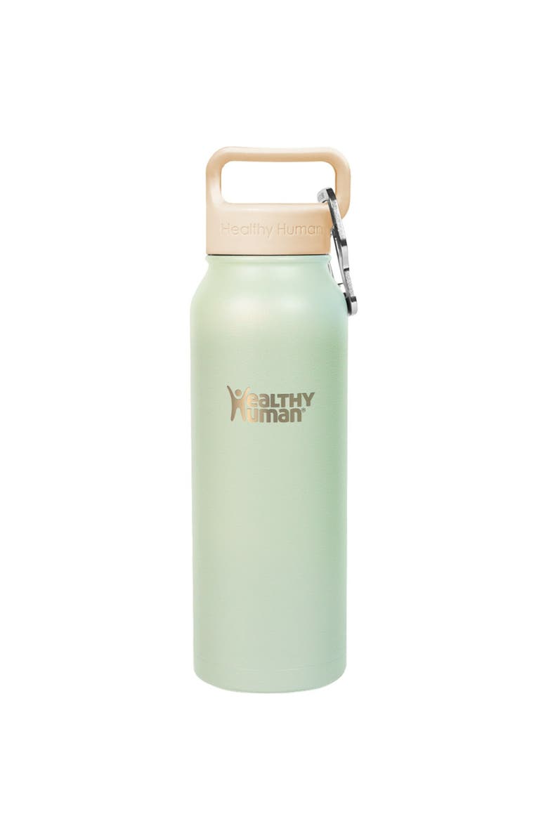 Healthy Human Stainless Steel Water Bottle Double Walled, Main, color, Green