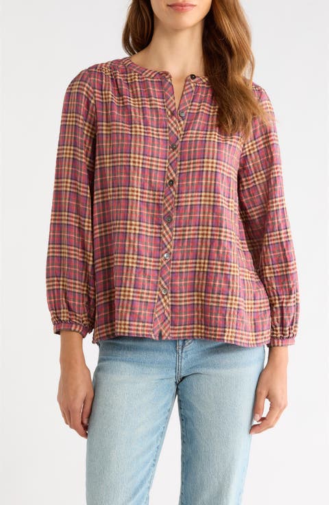 Millie Check Top