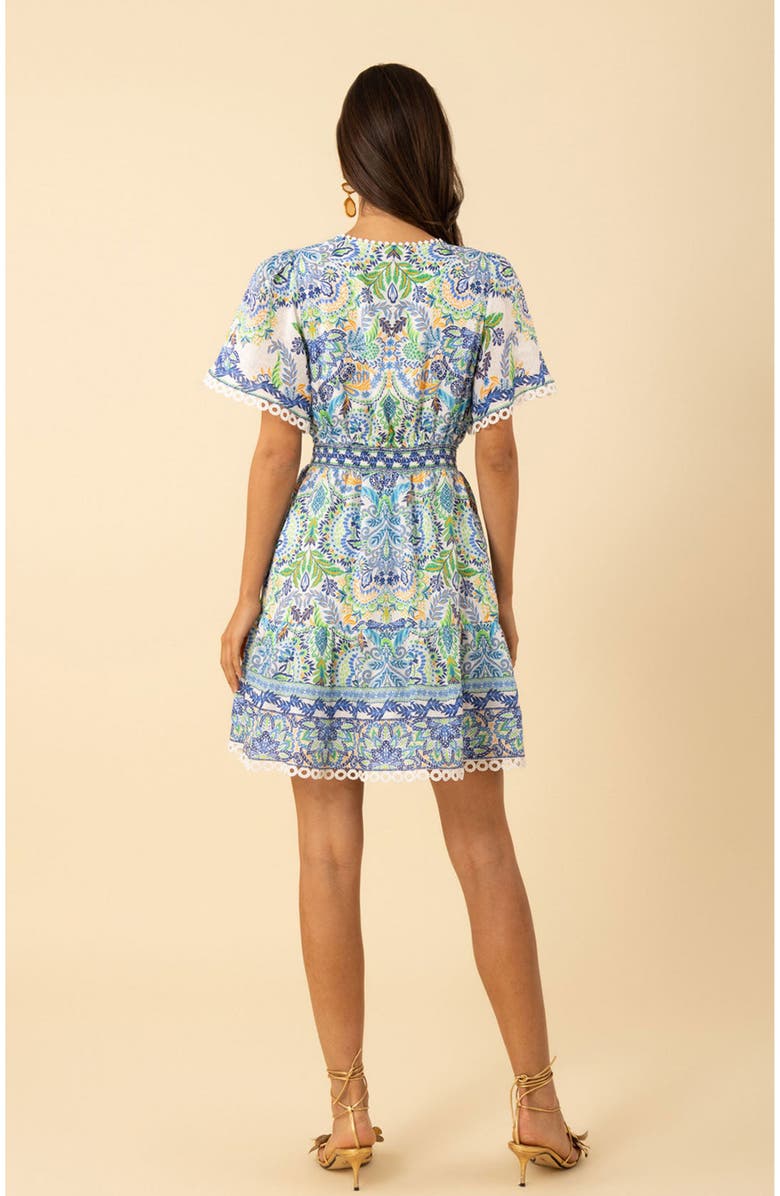 Hale Bob Katelyn Linen Dress, Alternate, color,