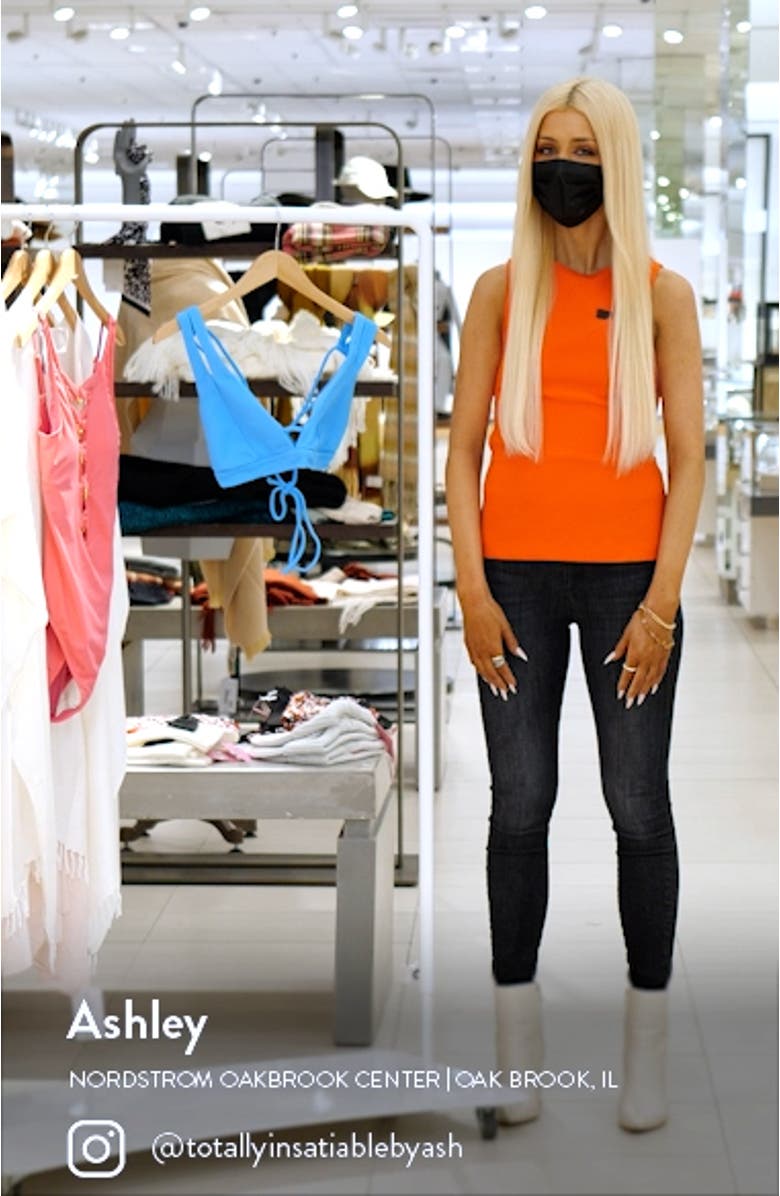 Fine Line Elaine Halter Bikini Top, sales video thumbnail