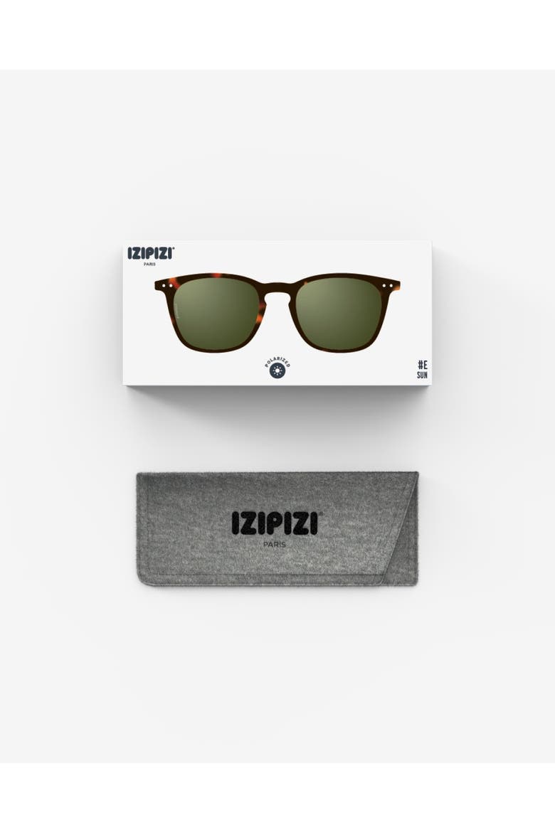 #E 49mm Trapeze Sunglasses, Alternate, color, Tortoise