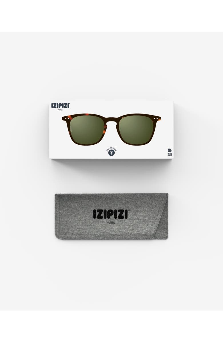 IZIPIZI #E 49mm Trapeze Sunglasses, Alternate, color, Tortoise