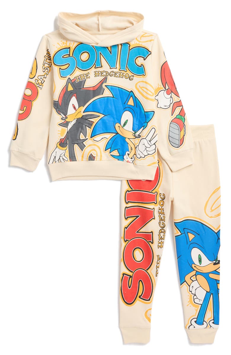 Freeze Kids' Sonic the Hedgehog Fleece Hoodie & Joggers Set, Main, color, 