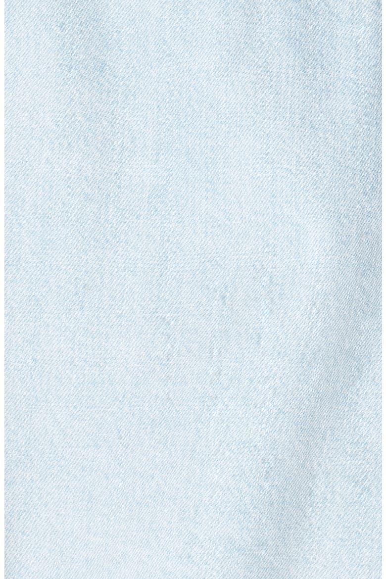 Bleached Cutoff Denim Jacket, Alternate, color, LIGHT DENIM