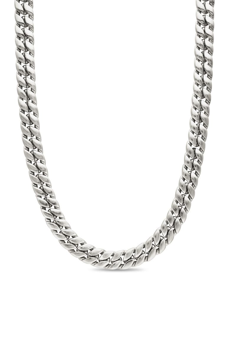 David Yurman Men's Curb Chain Necklace in Sterling Silver, 11.5mm, Main, color, Silver