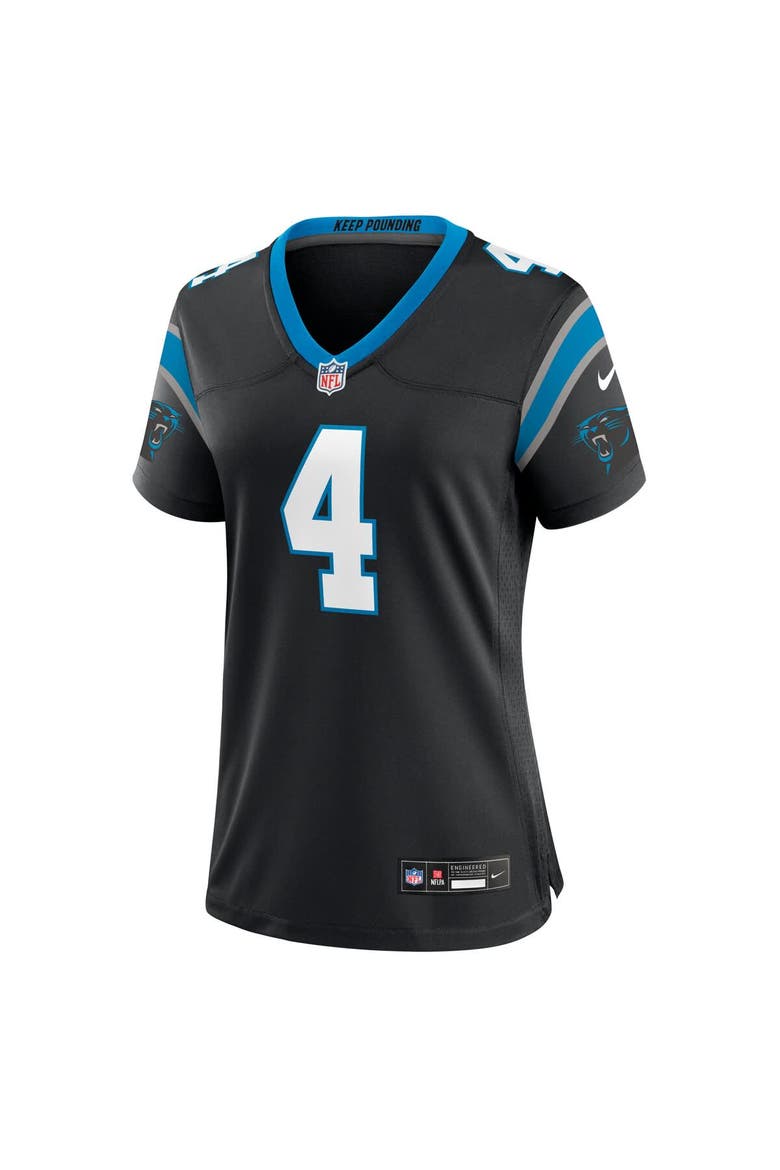 Women's Nike Tetairoa McMillan  Black Carolina Panthers Team Game Jersey, Alternate, color, Black