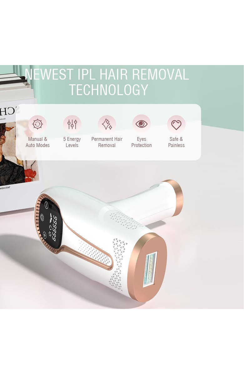 Tyhgsf Handheld Laser Hair Removal Device, Alternate, color, White