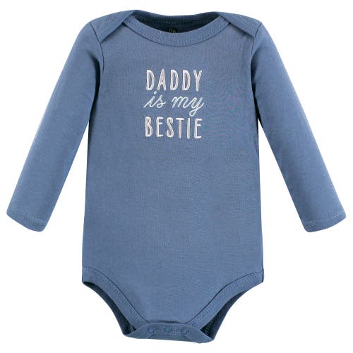 Hudson Baby Essential All-cotton Long-sleeve Bodysuit Triple Pack In Pink