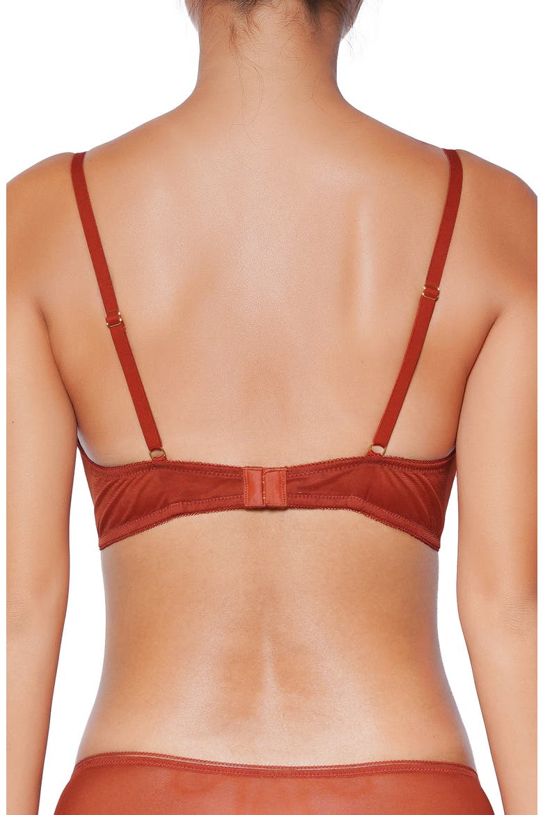 Automne Underwire Bra, Alternate, color, RUST