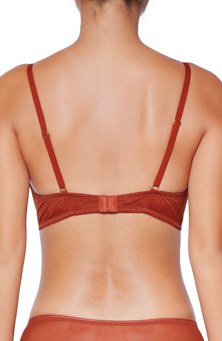 Huit Automne Underwire Bra, Alternate, color, Rust