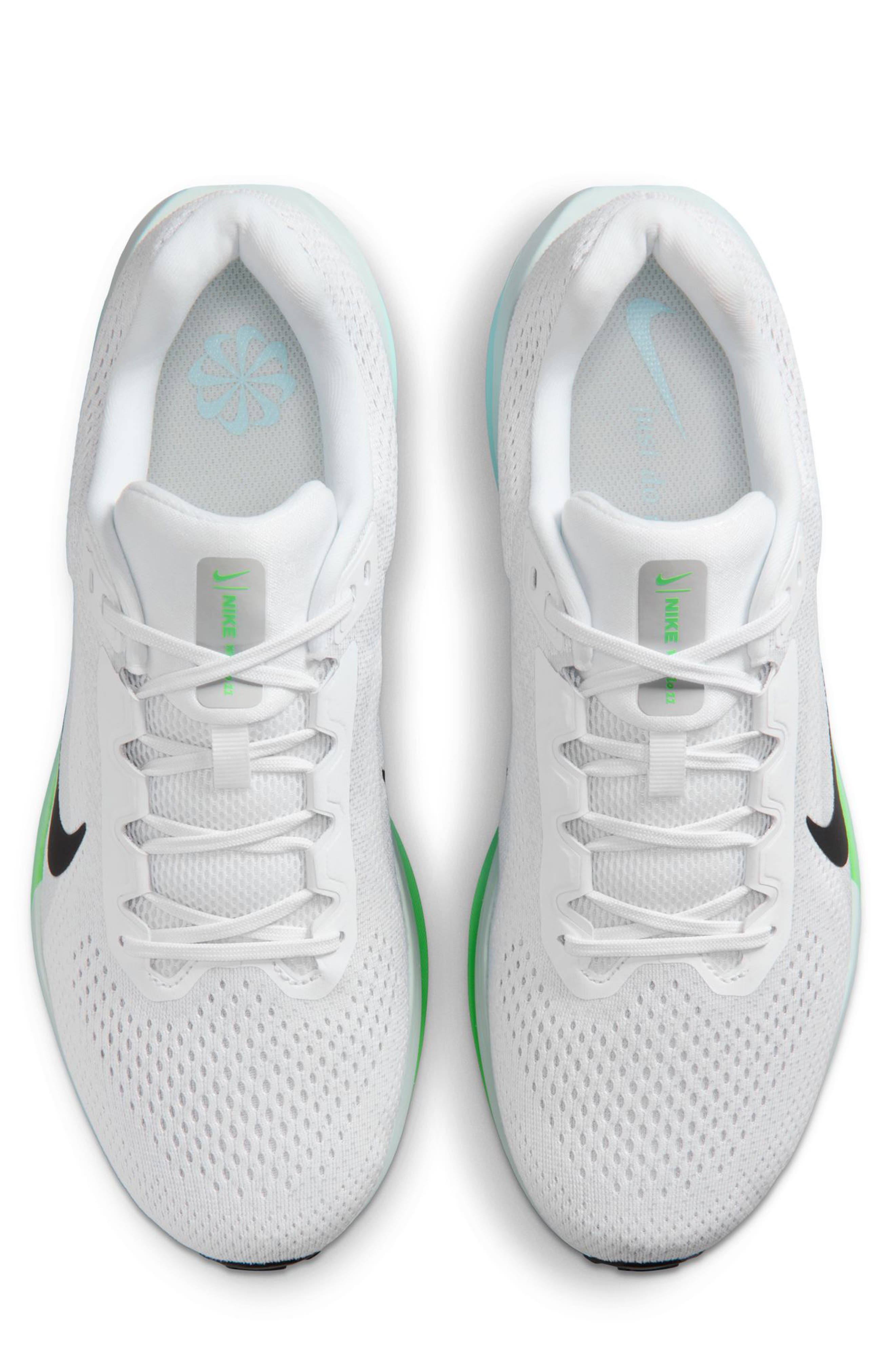 Air Winflo 11 Running Shoe, Alternate, color, WHITE/ GLACIER BLUE