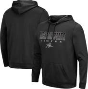 COLOSSEUM Men's Colosseum Black Jackson State Tigers Blackout 3.0 Pullover Hoodie