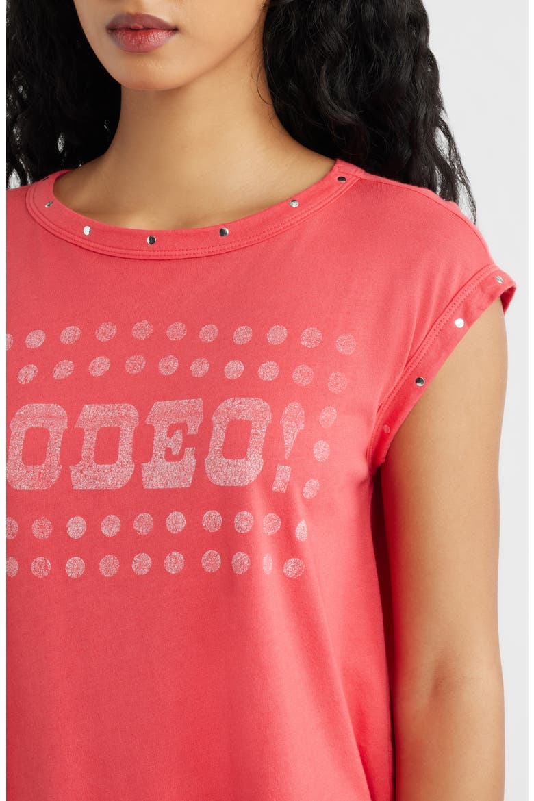 Rodeo Swing Muscle T-Shirt, Alternate, color, DEEP SEA CORAL