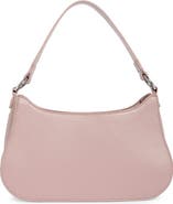 BCBG Curvy Faux Leather Baguette Bag