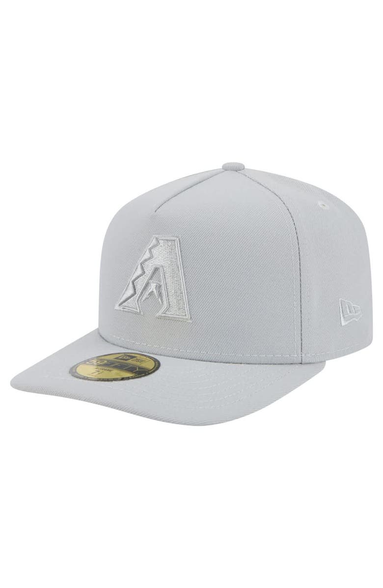 New Era Men's New Era  Gray Arizona Diamondbacks Colorpack 59FIFTY Fitted Hat, Main, color, Gray