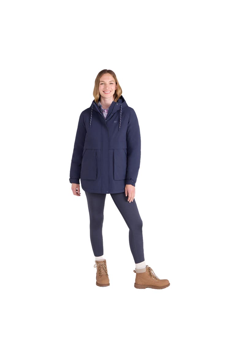 Chestnut Waterproof Padded Jacket, Alternate, color, Navy