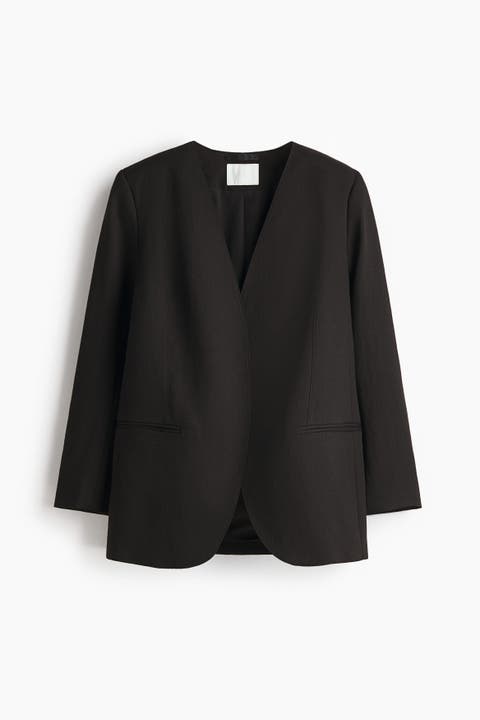 Collarless Blazer