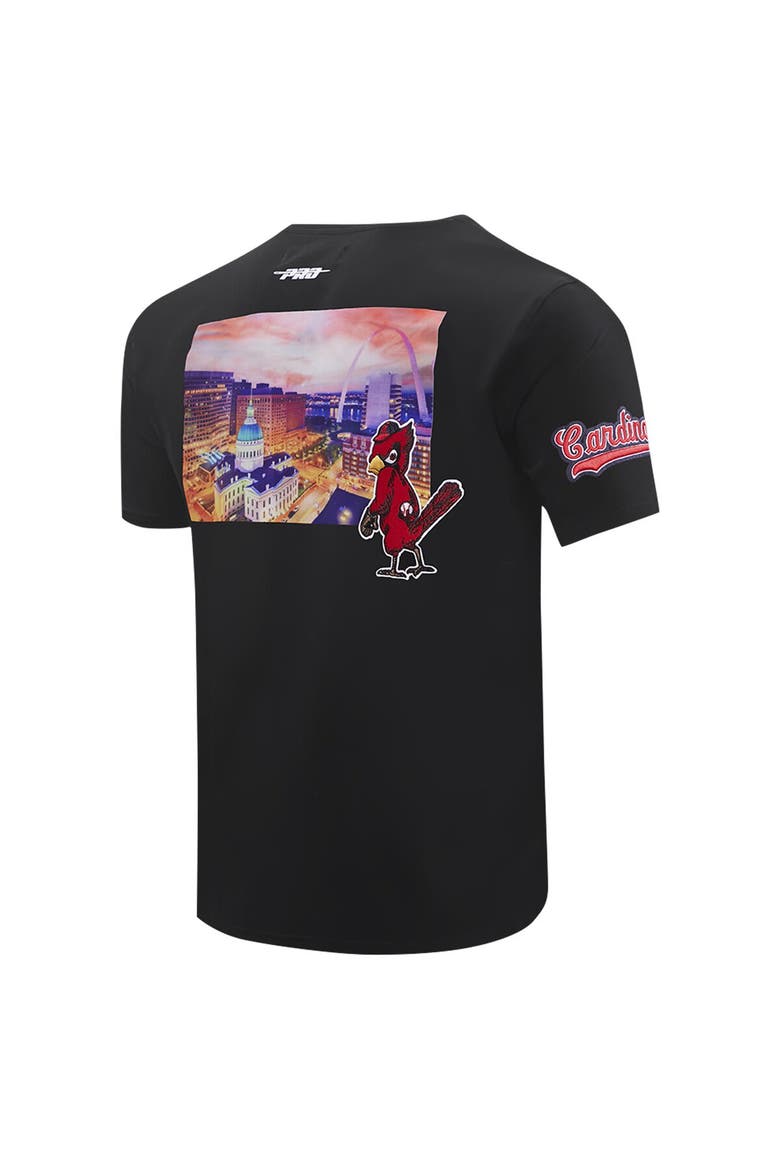 Men's Pro Standard Black St. Louis Cardinals Cityscape T-Shirt, Alternate, color, Black