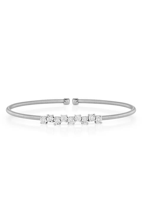 Ava Bea Zigzag Diamond Flexi Cuff