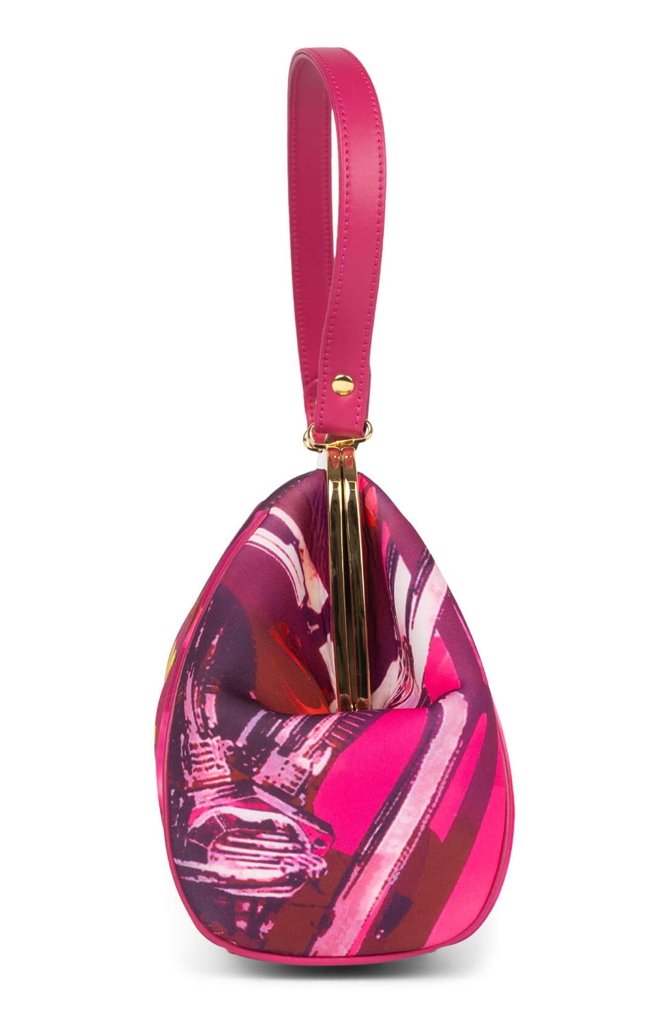 Jeffrey Campbell Beep-Beep Top Handle Bag, Alternate, color, Fuchsia Bad Girl Combo