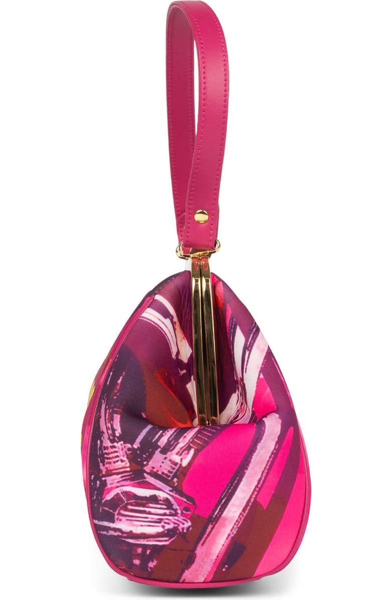 Jeffrey Campbell Beep-Beep Top Handle Bag, Alternate, color, Fuchsia Bad Girl Combo