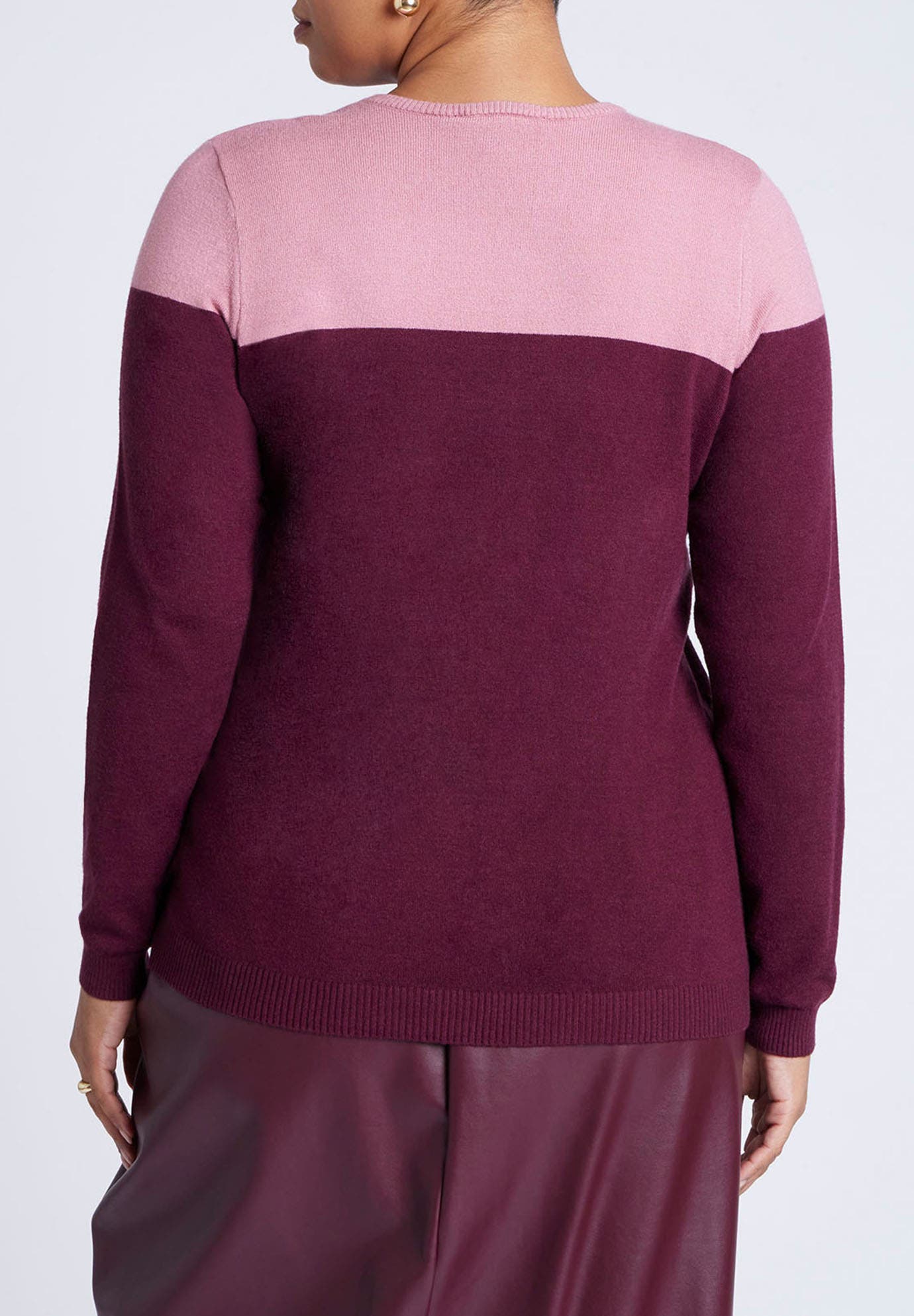 Sweetheart Colorblock Sweater - image 2