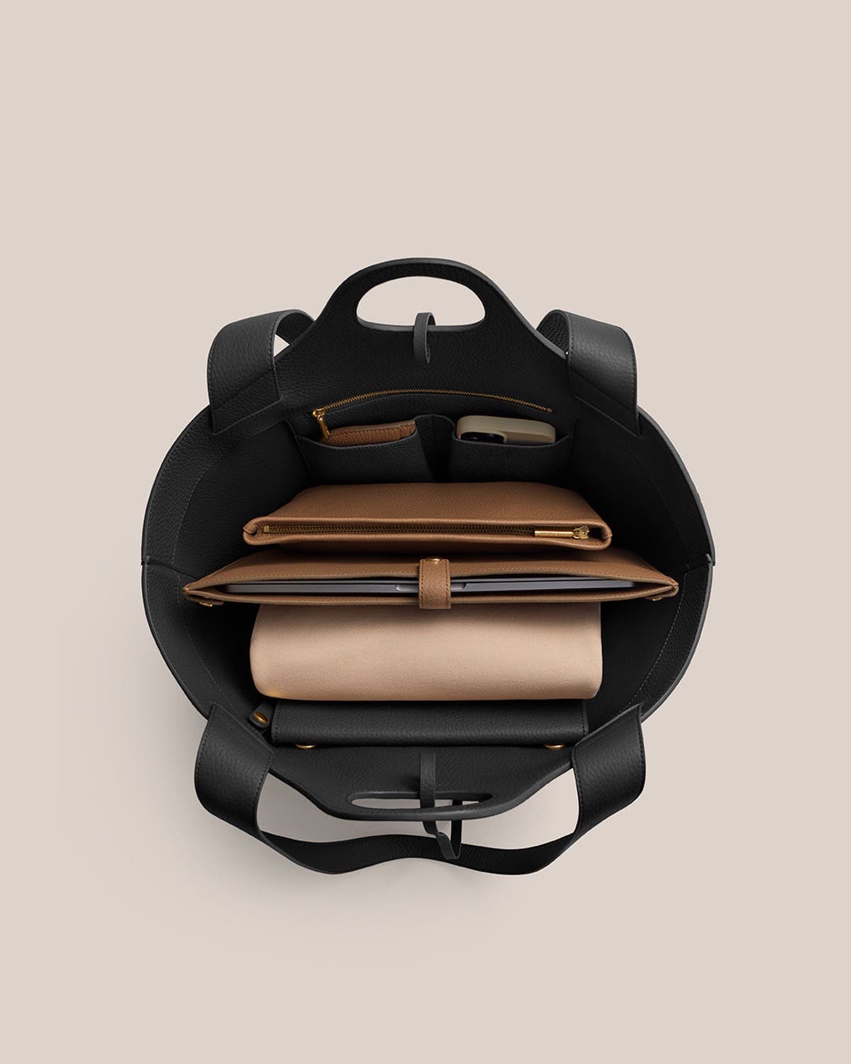 Cuyana Paloma Tote, Alternate, color, Black