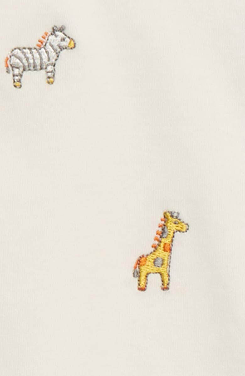 Little Me Safari Footie & Hat Set, Alternate, color, 