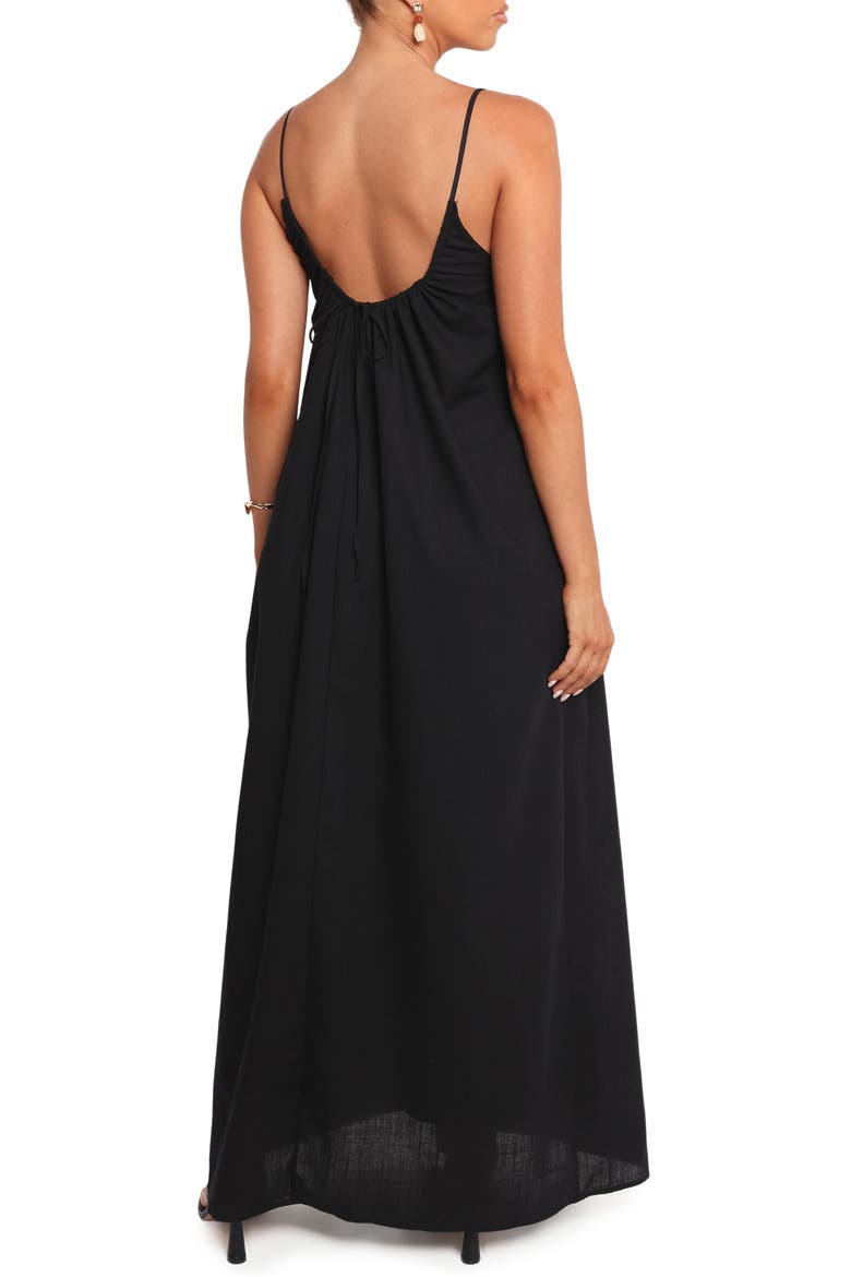 Lumina Sleeveless Maxi Dress, Alternate, color, BLACK