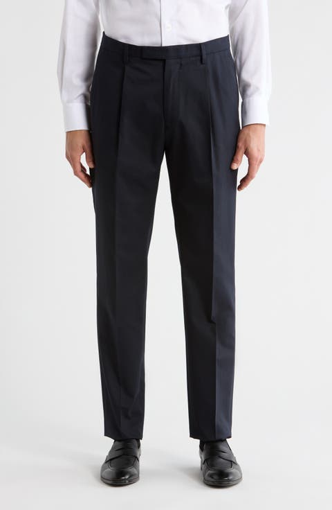 Relaxed Pleated Trousers