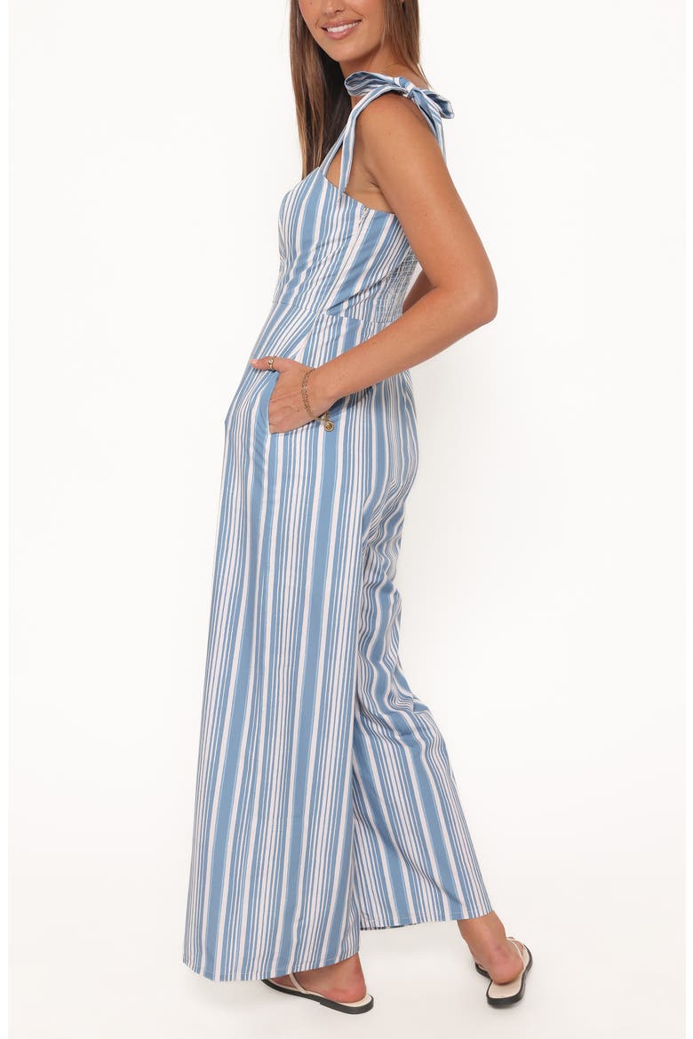 Ella Stripe Jumpsuit, Alternate, color, BLUE/WHITE STRIPE