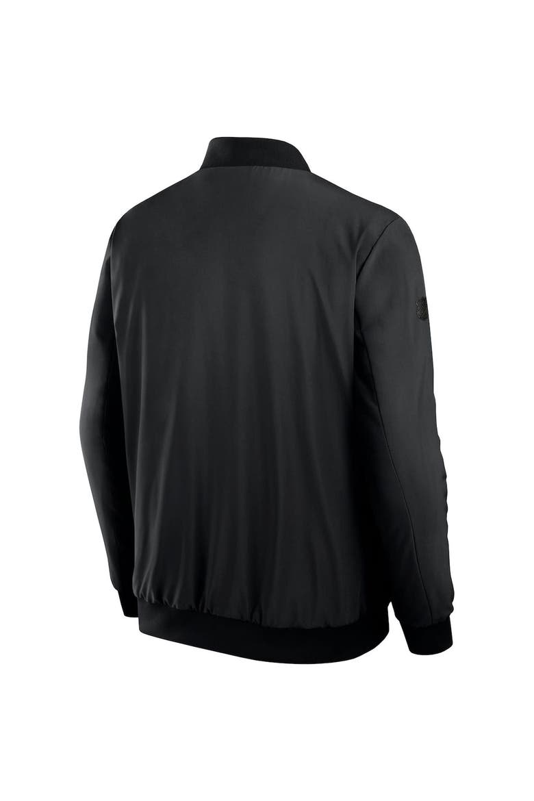 Men's Fanatics Black New York Rangers Authentic Pro Road Full-Zip Bomber Jacket, Alternate, color, Black