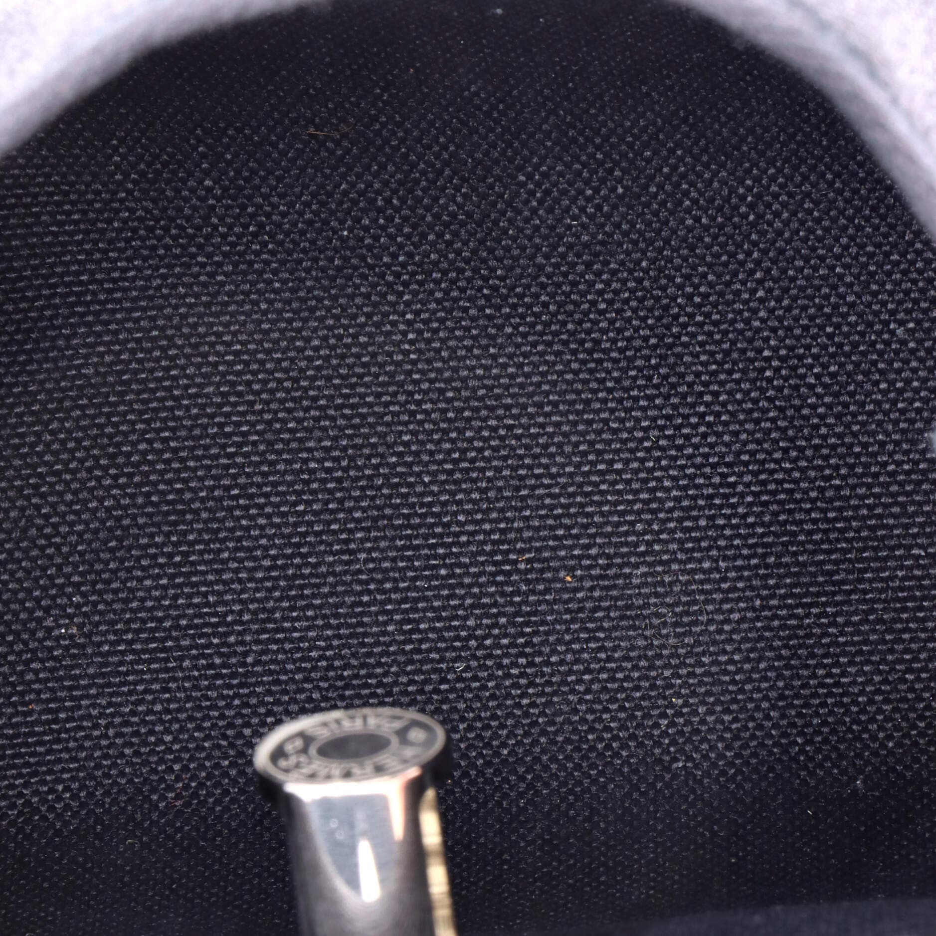 Pre-Owned Hermes Herbag Zip Toile and Leather 20, Alternate, color, Noir